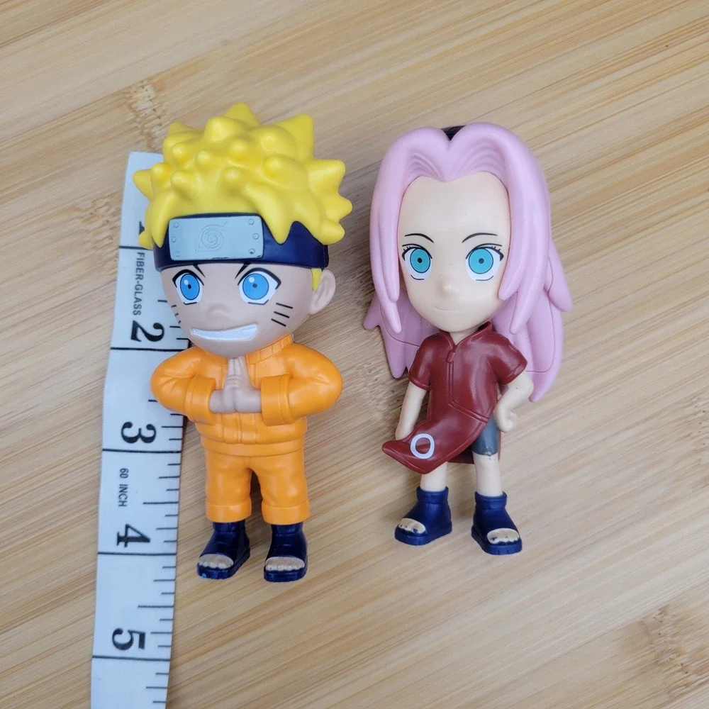 Burger King Naruto and Sakura Figures Anime Collectible Fast Food Toys Set